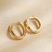 Orecchini a cerchio semplici con incisione per donna, polsini in oro di alta qualità, eleganti orecchini a cerchio, modello 2025_voghion.com