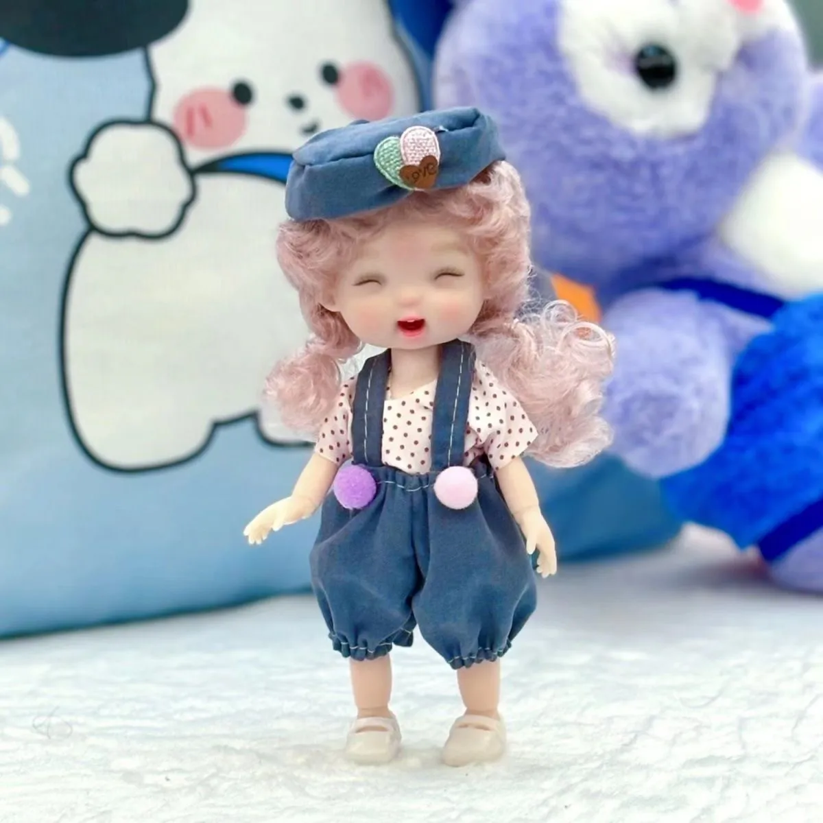 16-17Cm Explosive Doll Simulation Girl Princess Multi-joint Exquisite 6 Inch Bjd Children's Toy_voghion.com