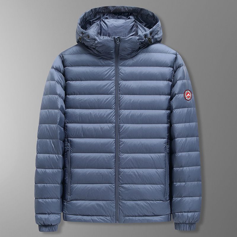 Men's Clothing Lightweight Silk cotton jacket for men plus size loose casual winter large size men's hooded ultra thin Silk cotton jacket for warmth_voghion.com