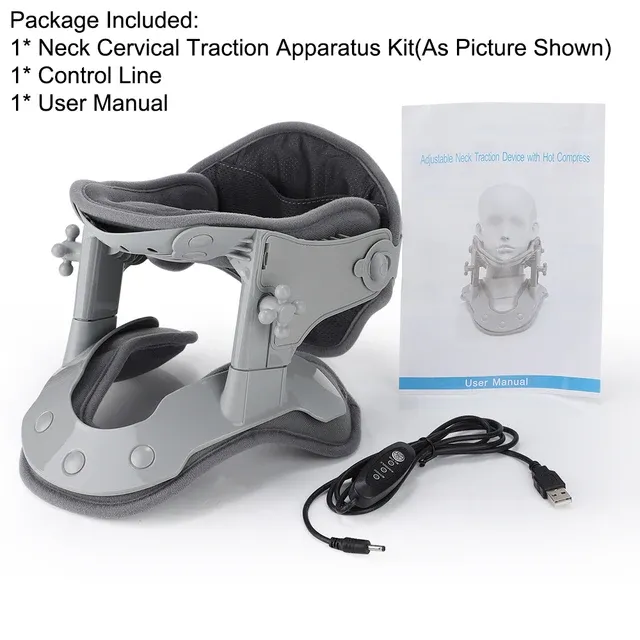 Paranduskrae kaela tõmbeseadme komplekt emakakaela lülisamba masseerija kuumtöötlus_voghion.com