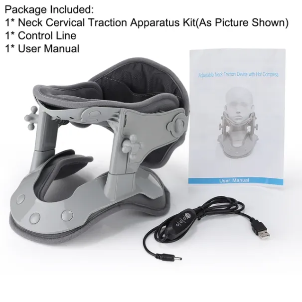 Paranduskrae kaela tõmbeseadme komplekt emakakaela lülisamba masseerija kuumtöötlus_voghion.com