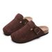 Baotou slippers female couple cork drag large size Roman shoes casual half drag lazy shoes tide_voghion.com