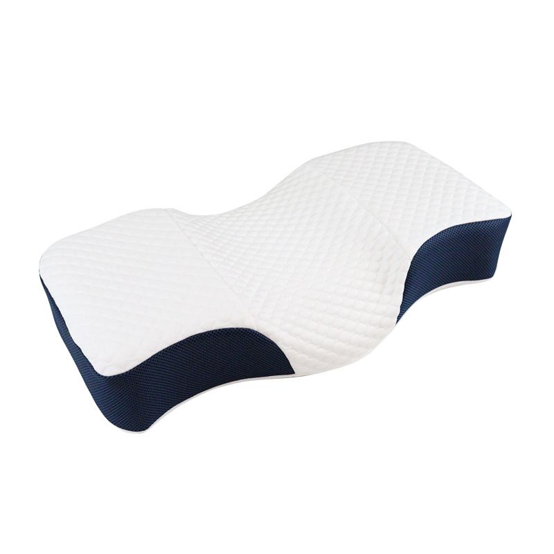 Cuscino cervicale per collo e spalle, cuscino in memory foam sagomato, cuscino ergonomico di supporto per il collo per chi dorme di lato sulla schiena e sullo stomaco con federa_voghion.com