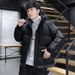 2024 New Men Winter Coat Thickened Trendy Brand Ins Padded Jacket Short Style Handsome Hooded Yurong Cotton Clothing_voghion.com
