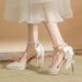 Z28-104 Waterproof Platform 2025 Autumn New Thin Pointed Sexy Women's Korean Edition Versatile High Heel Single Shoes_voghion.com