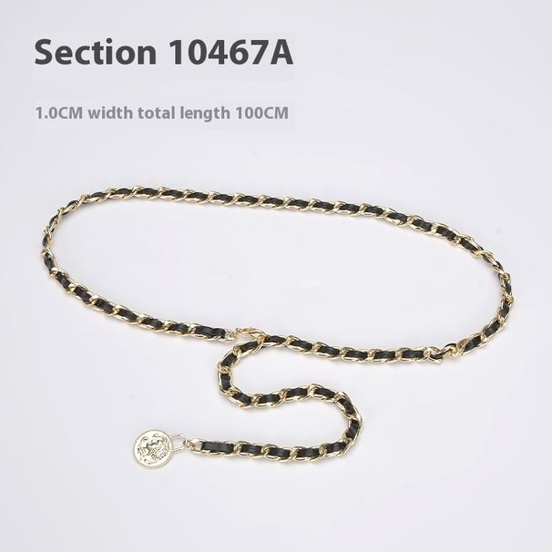 Mažas kvapnus stiliaus aukščiausios klasės suknelės diržas moteriškas dekoravimas 2024 m. Nauja mados metalinė juosmens grandinėlė, aksesuarų dizainas, pojūtis_voghion.com