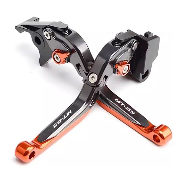 FOR MT03 MT-03 MT 03  New Motorcycle parts CNC 6-speed adjustable retractable foldable brake clutch lever_voghion.com