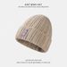Japaese Style Autum Witer New Ig Kitted Hat Wome Sweet Versatile Fashio Simple Warm Pullover Couple Beaie For_voghion.com