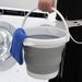 Foldable Portable Outdoor Travel Water Fishing Plastic Large Handheld Car Wash Bucket_voghion.com
