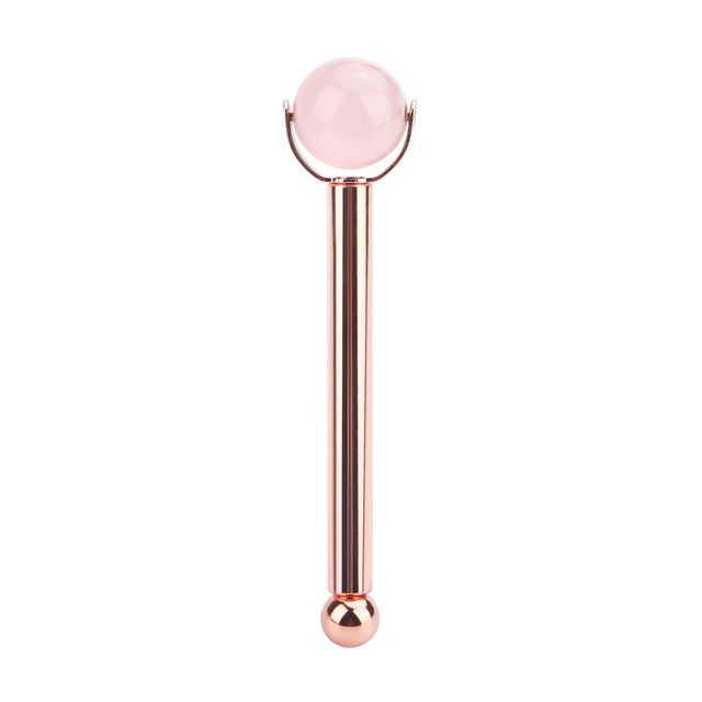 1 Stéck Ball Jade Roller Facelifting Gesiichts Aen Massage Roller Natierleche Rousequarz Aventurin Amethyst Anti-Falten Hautpfleeg Schéinheet_voghion.com