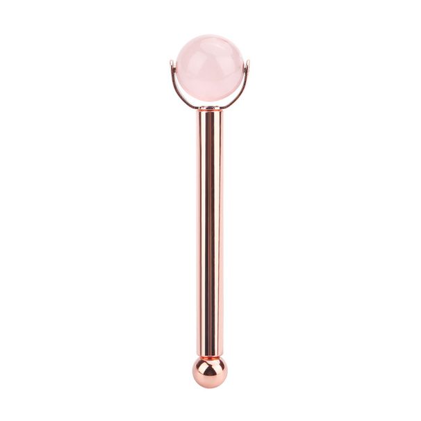 1 Stéck Ball Jade Roller Facelifting Gesiichts Aen Massage Roller Natierleche Rousequarz Aventurin Amethyst Anti-Falten Hautpfleeg Schéinheet_voghion.com
