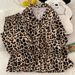 Light Luxury Leopard Print Comfortable Pajamas Women's Spring And Autumn New Loungewear Long-sleeved Suit_voghion.com