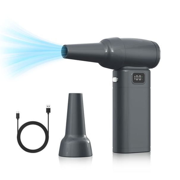 Portable Handheld Violent Turbo Fan Outdoor Camping Handheld Fan 130,000 High Speed Blast Dust Blower_voghion.com