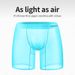1/3 pezzi Boxer trasparenti da uomo in seta ghiacciata 0,01 Tessuto ultrasottile Mutande trasparenti Intimo boxer senza cuciture_voghion.com