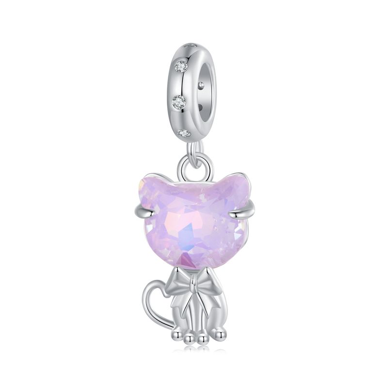 Kitty Kolye Ucu Gümüş Charm,SCC2961_voghion.com