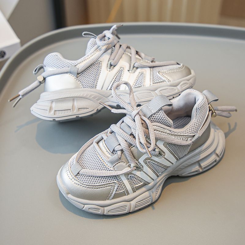 2023 Kevään Syksy Uusi korealainen tyyli Monipuolinen Pehmeä Hengittävä Yksinkertainen Vauva Tytöt ja Rento Sneakers Söpöt Pojat Urheilu_voghion.com