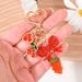 Butterfly Knot Grape Heart Cherry For Women New Sweet Cute Bag Pendant Keychain Gift_voghion.com