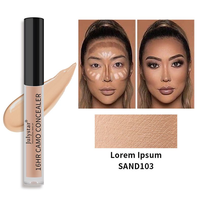 Vízálló és izzadságálló Hosszantartó Acne Print korrektor Folyékony korrektor elfedi a szemkörnyéki sötét karikákat_voghion.com