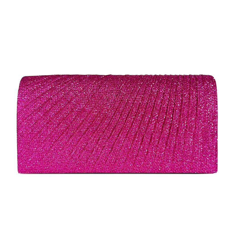 Mini bolsa dobrável para festa à noite, bolsa para banquete com pó brilhante_voghion.com