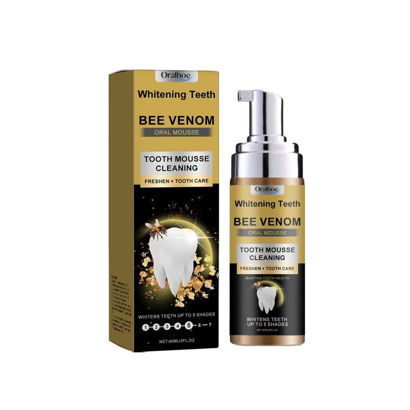 Oralhoe Teeth Cleaning Mousse Gently Cleans Teeth To Remove Odors, Stains And Grime Daily Beauty Mousse_voghion.com