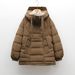 Bitter Winter 90 White Duck Down Women's Simple Solid Color Double Zipper Down Jacket Women_voghion.com