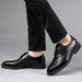 2025 Autumn Cowhide Korean Style Small Size 36 Men's Pointed Breathable Business Formal Leather Shoes_voghion.com