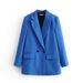 Women's Fashion Temperament Wind Two-button Suit Jacket_voghion.com
