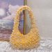 Borsa a tracolla da donna decorata con perle - Elegante e versatile borsa a tracolla con perline di cristallo, piccola borsa da designer per l'uso quotidiano_voghion.com