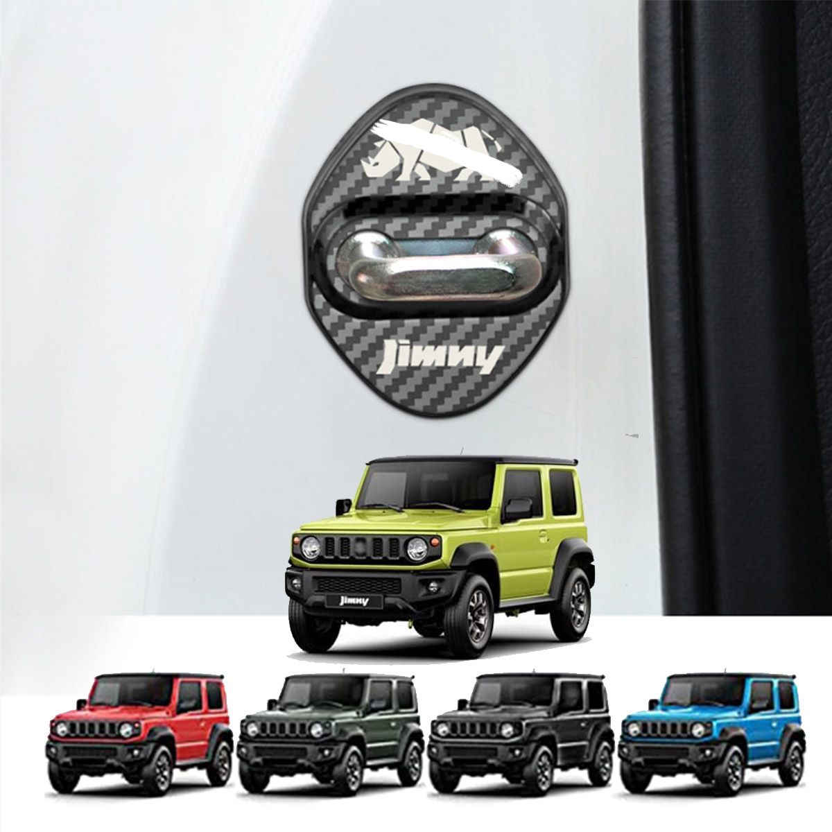2 KOMADA poklopaca brave vrata, zaštitna oprema za Suzuki Jimny Sierra JB64 JB74 2019.-2022. 2023. naljepnica za automobil_voghion.com