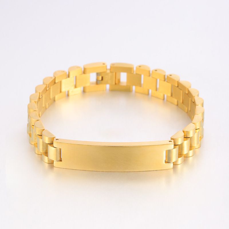 Orologio da uomo in acciaio inossidabile con catena da 12 mm, regolabile, con cinturino curvo e bracciale in acciaio al titanio, per coppia._voghion.com