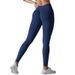 Seamless Knitted Solid Color Tight High Waist Peach Hip V-Waist Yoga Sports Running Fiess Pants_voghion.com