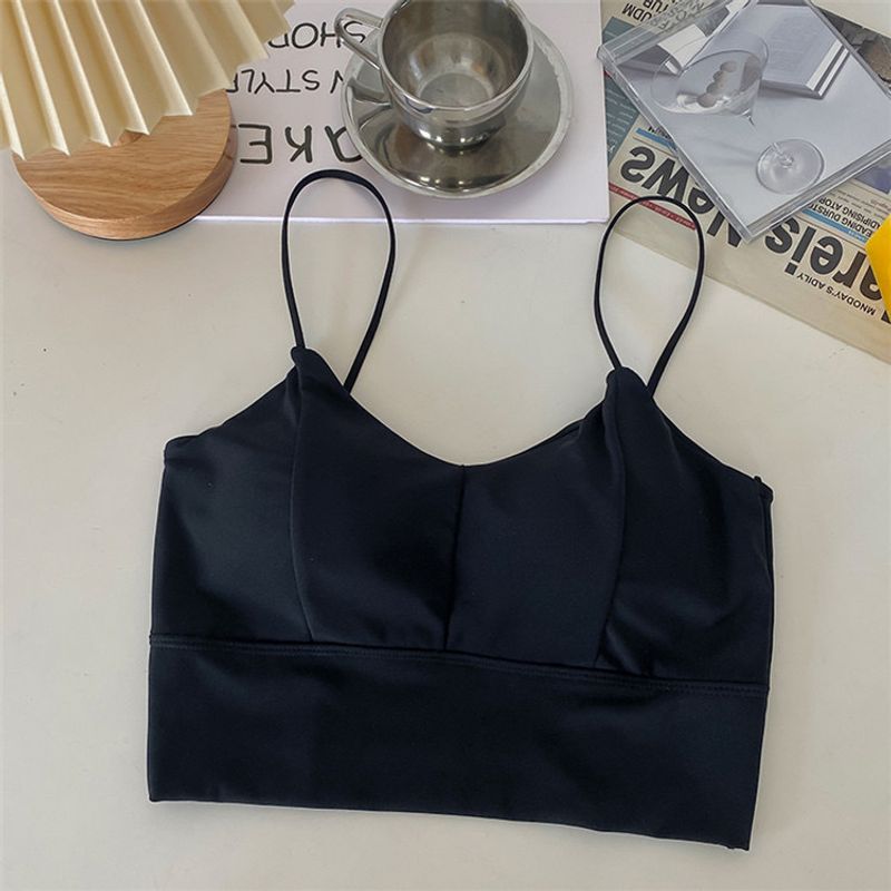 Cro back beauty lingerie dames vaste cup pad geïntegreerde verzameling anti-reflectie jarretel, gewikkeld in de borst en_voghion.com