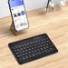 Teclado inalámbrico ultrafino portátil Farfi compatible con Bluetooth para iPad, teléfono y tableta_voghion.com