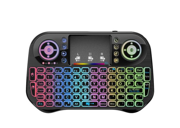 Backlit Mini Touch Android Rechargeable Wireless Keyboard_voghion.com