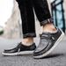 Unbeatable Quality Spring And Autumn New Large Men's Le Fu Outdoor Casual Lightweight Single Lazy One Step Stepping Cloth Shoes_voghion.com