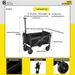 Outdoor Camping Car Foldable Trolley Large Camping Picnic Camping Car Pull Rod Small Trailer Stall Independent Station_voghion.com