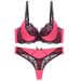 Julexy nuovi arrivi 2022 set reggiseno donna sexy BC Cup push up intimo e slip set intimo perizoma set intimo_voghion.com