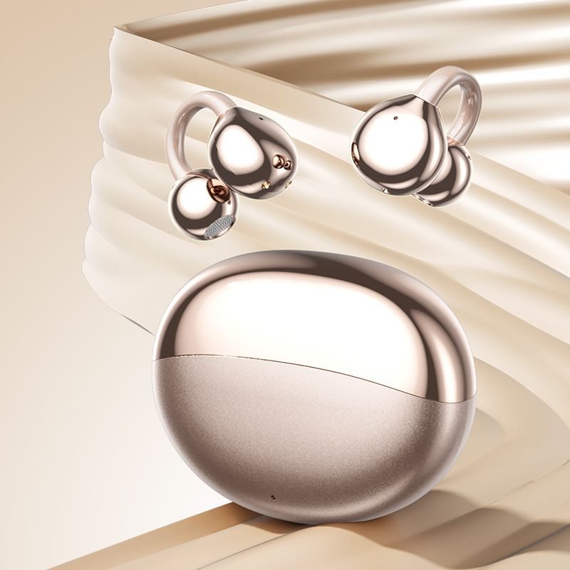 Cuffie Bluetooth con gancio auricolare M110, bestseller del 2025 - Traduzione intelligente multilingue con intelligenza artificiale, wireless in oro rosa_voghion.com