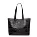 Women's Tote Bag Large Capacity Trendy Texture Crocodile Print Vintage Style Premium Large Capacity Upper Shoulder Tote Bag_voghion.com