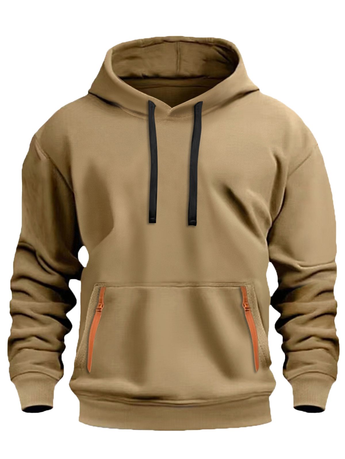 Herbst Herren Pullover Sweatshirt Langarmjacke Kapuzenpullover Geschlossene Jacke Herren Kapuzenpullover Slim Fit Herrenbekleidung_voghion.com