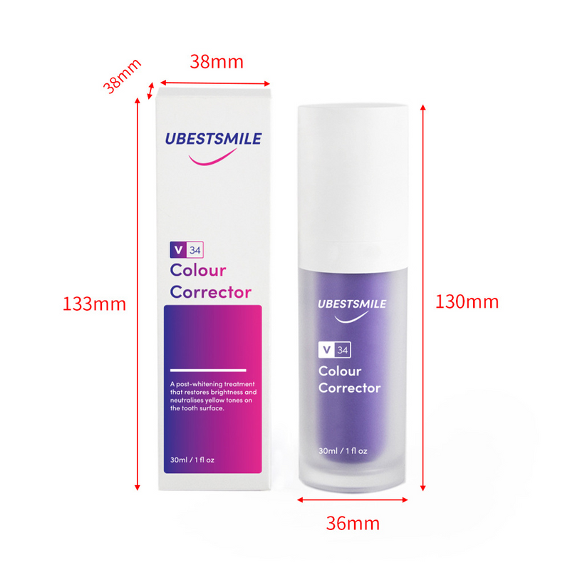 Toothpaste Small Purple Bottle Toothpaste Press Toothpaste to Brighten White Teeth Toning Essence Wholesale_voghion.com