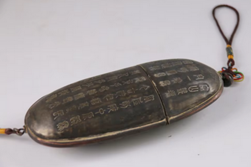 Valuable collection of ancient copper Portable STORAGE BOX metal handicraft_voghion.com