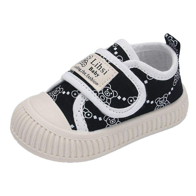 XUANMU Children Breathable Canvas Casual Shoes Baby Soft Bottom Sneakers Toddler Shoes For Boys Girls Sports Shoes X066B_voghion.com