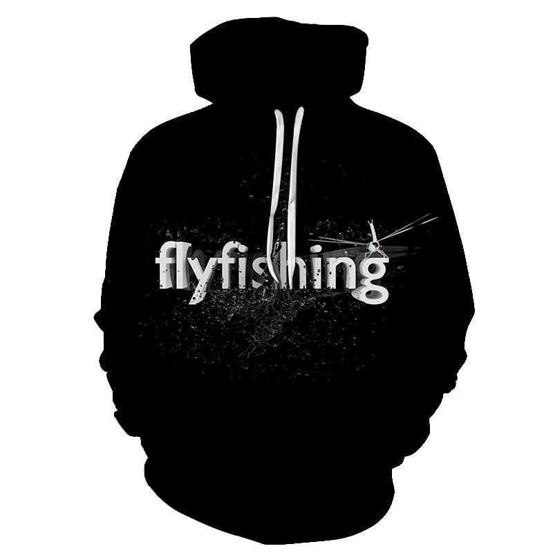 New For Men With 3D Digital Print Fish Pattern, Casual Unisex Hooded Sweatshirt_voghion.com