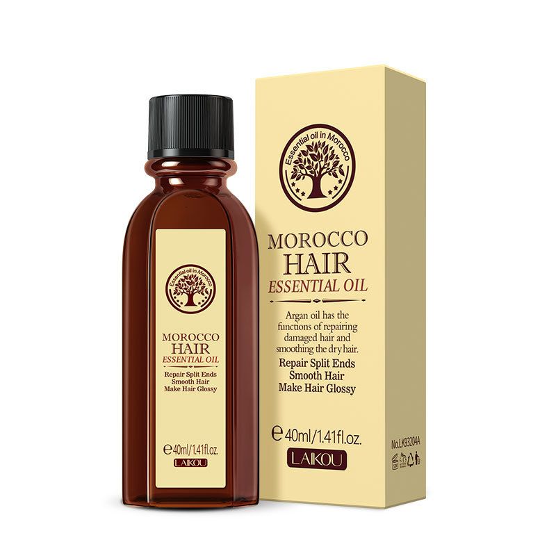 Laikou Moroccan Hair Care Essential Oil 40ml Improves Frizzy And Fragile Split Ends Care Manufacturers_voghion.com
