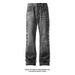 Men's Clothing Autumn Niche Design Pants Cat Whisker Faded Jeans - Retro American Straight Leg With Subtle Flare For Autumn (Black & Blue, 7 Sizes)_voghion.com