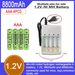Pilas recargables de níquel hidrógeno AA o AAA, 1,2 V, 9800 mAh y 8800 mAh, de uso común en ratones, juguetes, mandos a distancia, etc._voghion.com