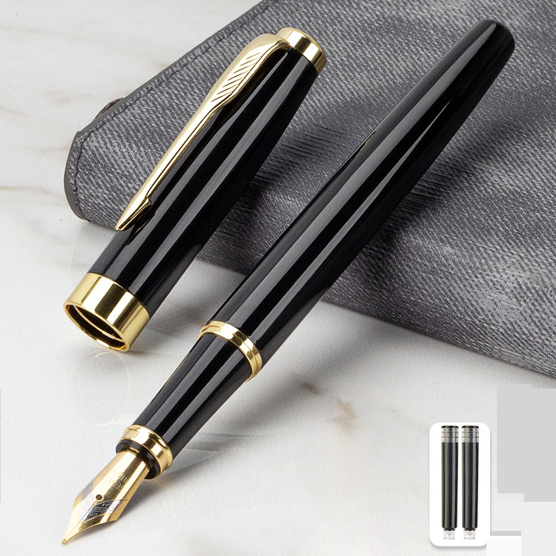 Coffret cadeau pour stylo plume, logo personnalisé, gravure, impression professionnelle, signature, calligraphie, stylo cadeau en métal haut de gamme_voghion.com