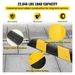 2 Channel Rubber Speed Bump Electric Modular Rubber Traffic Driveway Curb Ramp_voghion.com