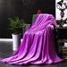Thickened Solid Farley Coral Veet Pet Flannel Blanket, Plain Color Children's Blanket_voghion.com